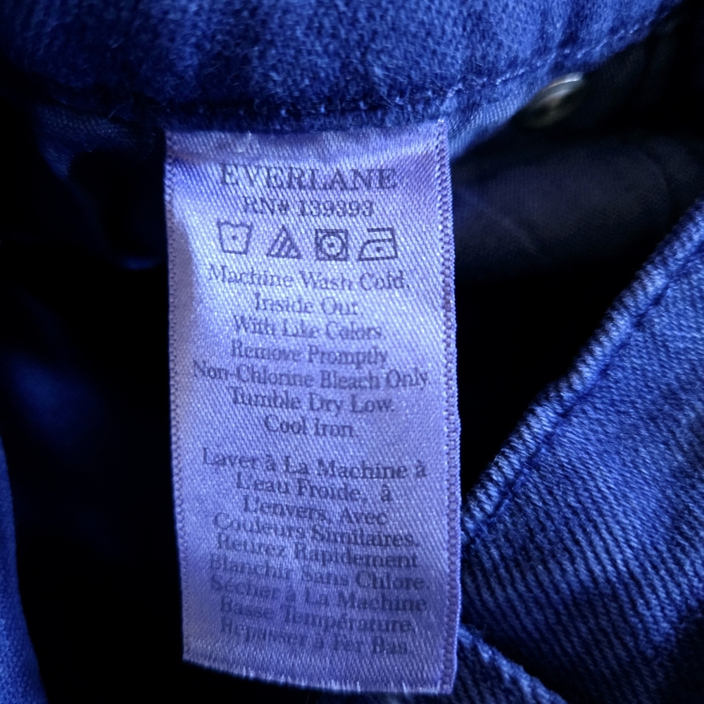 Everlane The Way High Rise Jeans Women's Straight Leg Cropped Ankle Cotton Sz 24 - Picture 8 of 9